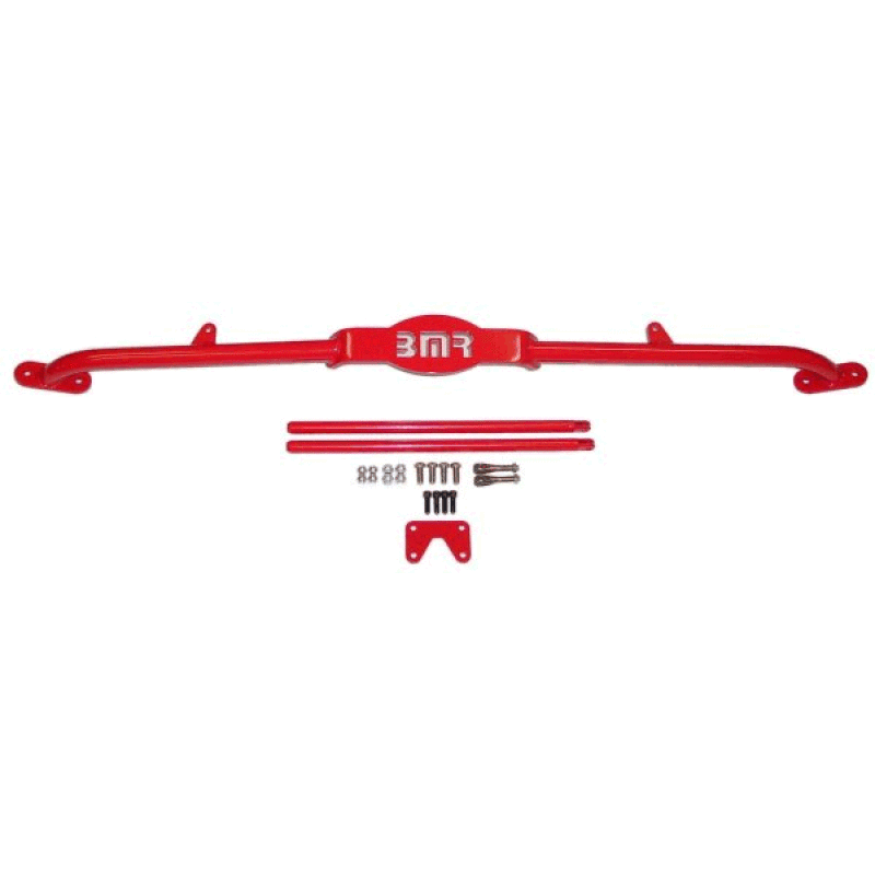 BMR 82-82 3rd Gen F-Body w/ TPI 3 Point Mount Strut Tower Brace - Red BMR Suspension Strut Bars