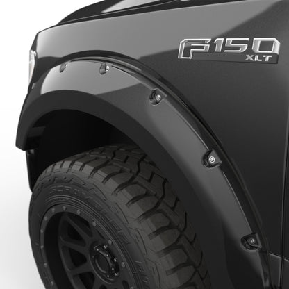 EGR 2018 Ford F150 Bolt-On Look Color Match Fender Flares - Set - Shadow Black