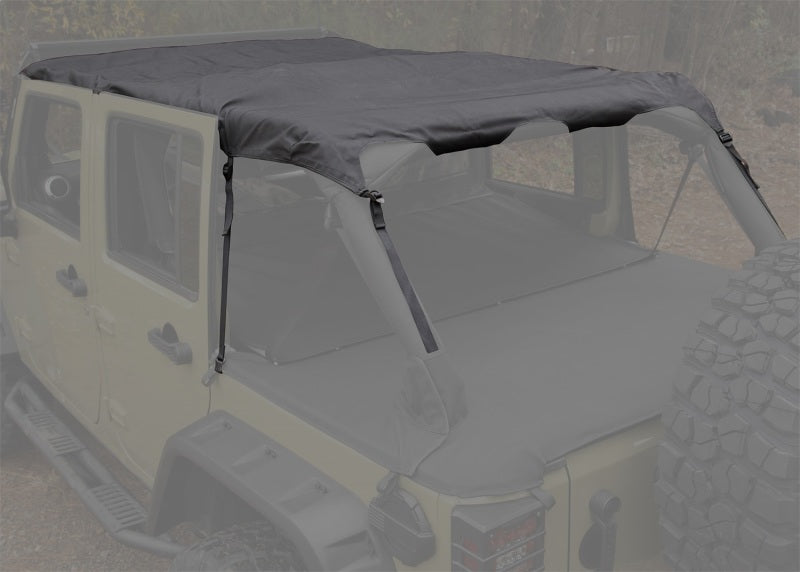 Rugged Ridge Montana Pocket Island Topper Black 10-18 JK 4 Door Rugged Ridge Soft Tops