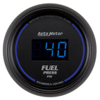 Autometer 52.4mm 1-100 PSI Black Digital Fuel Pressure Gauge AutoMeter Gauges