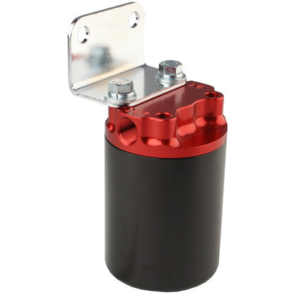 Aeromotive Canister Fuel Filter - 3/8 NPT/100-Micron (Red Housing w/Black Sleeve) Aeromotive Fuel Filters