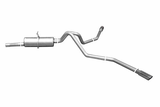 Gibson 99-04 Ford F-250 Super Duty Lariat 6.8L 2.5in Cat-Back Dual Extreme Exhaust - Aluminized