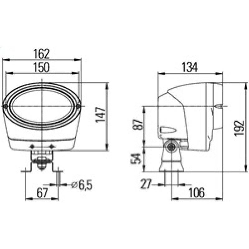 Hella Work Lamp Na 0Gr Mg12 Tu Lt Ov100 1Ga Hella Work Lights