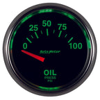Autometer GS 0-100 PSI Short Sweep Electronic Oil Pressure Gauge AutoMeter Gauges