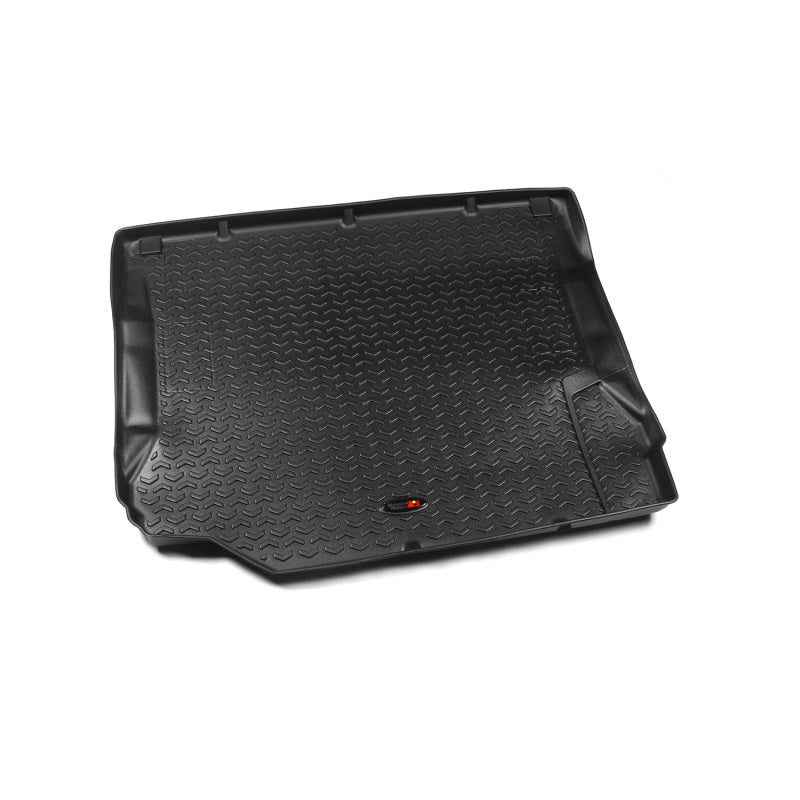 Rugged Ridge Floor Liner Cargo Black 2007-2010 Jeep Wrangler Unlimited JK 4 Dr Rugged Ridge Floor Mats - Rubber