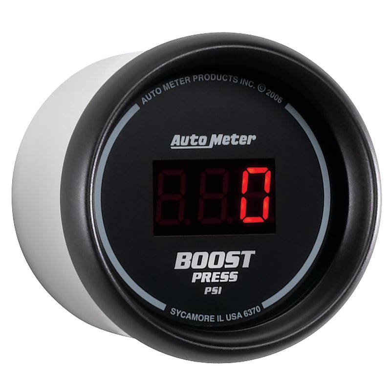 Autometer SportComp 52mm Digital 0-60 PSI Boost Gauge AutoMeter Gauges