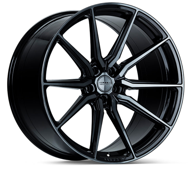 Vossen HF-3 19x9.5 / 5x114.3 / ET40 / Deep Face / 73.1 - Double Tinted - Gloss Black Wheel