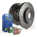 EBC S10 Kits Greenstuff Pads and GD Rotors EBC Brake Rotors - Slot & Drilled