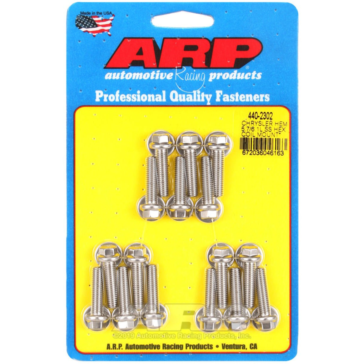 ARP Chrysler Hemi 5.7/6.1L SS Hex Coil Mount Bolt Kit ARP Hardware Kits - Other