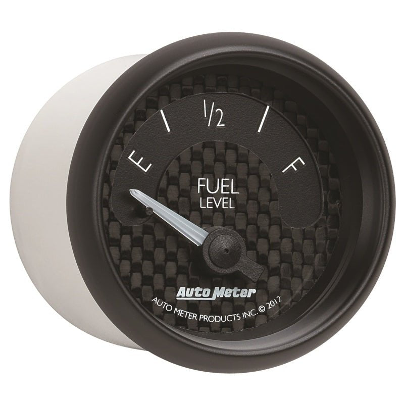 Autometer GT Series 52mm Short Sweep Electronic 240-33 ohms Fuel Level (For use w/ 3262) AutoMeter Gauges