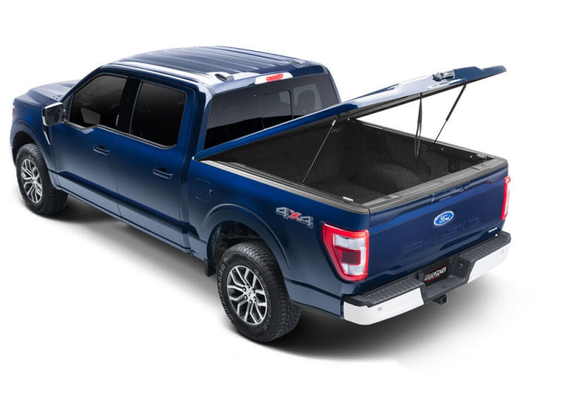 UnderCover 2021 Ford F-150 Crew Cab 5.5ft Elite LX Bed Cover - Star White Tricoat