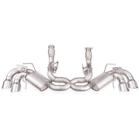 Stainless Works 20-21 Chevrolet Corvette C8 6.2L Legend Cat-Back Exhaust w/ Polished Tips Stainless Works Catback