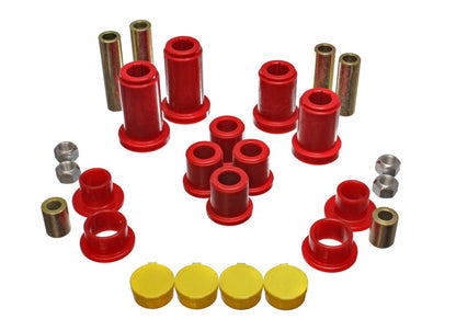 Energy Suspension 99-07 General Motors (Various) Red Front End Control Arm Bushing Set