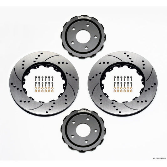 Wilwood Hat/Rotor Kit Front Drilled 06-Up Corvette C6-Z06 (2pc Hat/Rtr) Wilwood Brake Rotors - 2 Piece