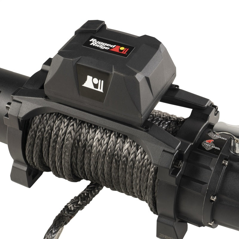 Rugged Ridge Trekker S12.5 Winch 12500lb Rope Wireless Rugged Ridge Winches