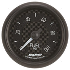 Autometer GT Series 52mm Full Sweep Electronic 0-100 PSI Fuel Pressure Gauge AutoMeter Gauges