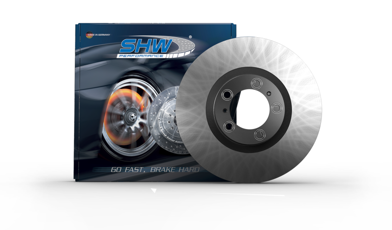 SHW 01-06 BMW M3 3.2L Rear Smooth Monobloc Brake Rotor SHW Performance Brake Rotors - OE