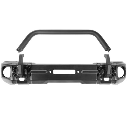 Rugged Ridge 18-20 Jeep Wrangler JL/JT Arcus Front Bumper Set w/ Overrider Rugged Ridge Bumpers - Steel