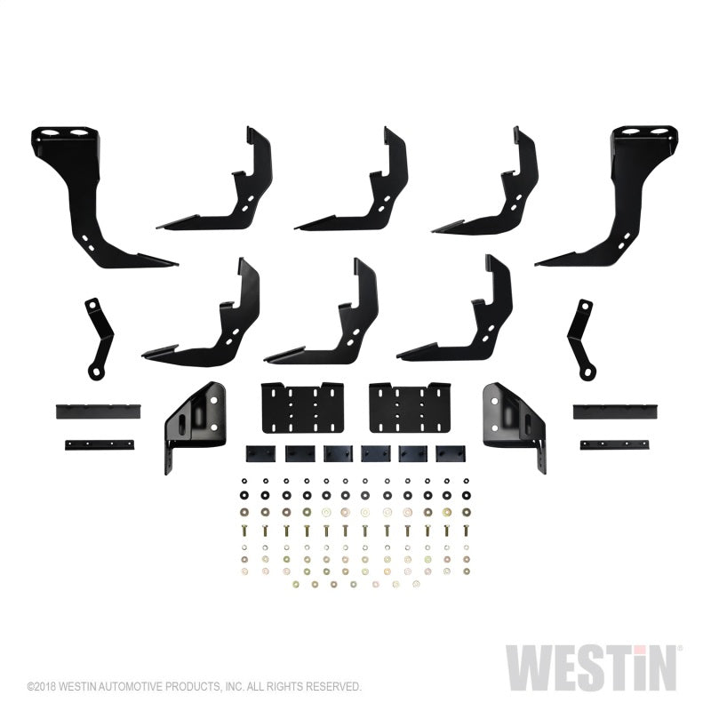 Westin 2019 Chevrolet Silverado/Sierra 1500 Crew Cab (5.5ft) R5 Modular Nerf Step Bars - SS