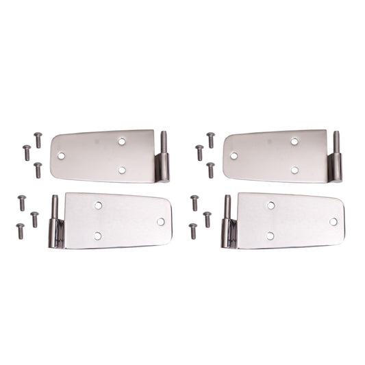 Rugged Ridge 76-93 Jeep CJ / Jeep Wrangler Stainless Door Hinge Kit Rugged Ridge Hardware Kits - Other