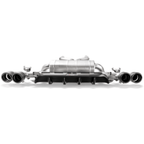 Akrapovic 18+ BMW M5 (F90) Rear Carbon Fiber Diffuser - Matte w/Red Akrapovic Logo Akrapovic Diffusers