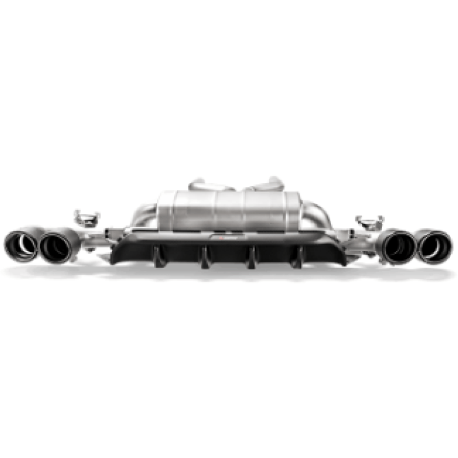 Akrapovic 18+ BMW M5 (F90) Rear Carbon Fiber Diffuser - Matte w/Red Akrapovic Logo Akrapovic Diffusers