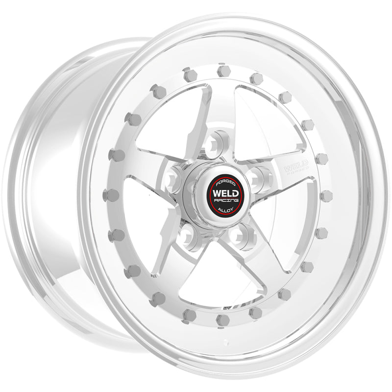 Weld Weldstar 15x10 / 5x4.75 BP / 4.5in. BS Polished Wheel - Non-Beadlock Weld Wheels - Forged