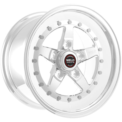 Weld Weldstar 15x10 / 5x4.5 BP / 6.5in. BS Polished Wheel - Non-Beadlock Weld Wheels - Forged