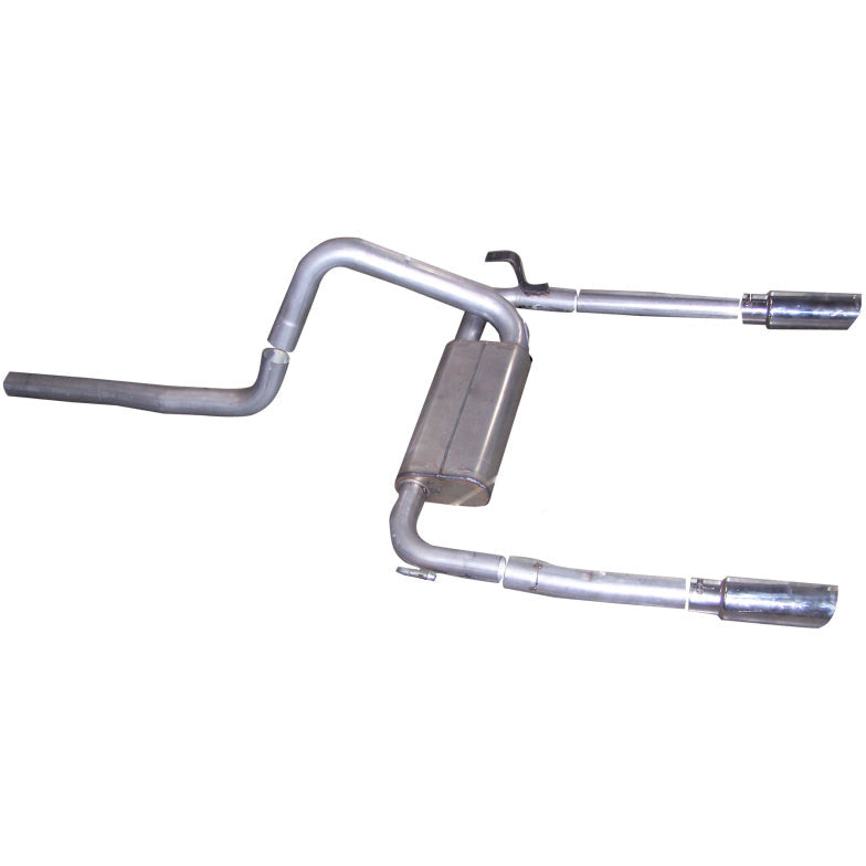 Gibson 98-02 Chevrolet Camaro Z28 5.7L 3in Cat-Back Dual Exhaust - Aluminized Gibson Catback