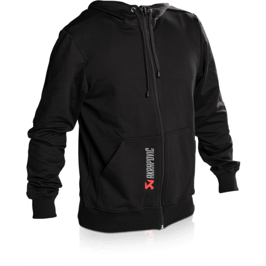 Akrapovic Mens Akrapovic Logo Black Hoodie - S Akrapovic Apparel