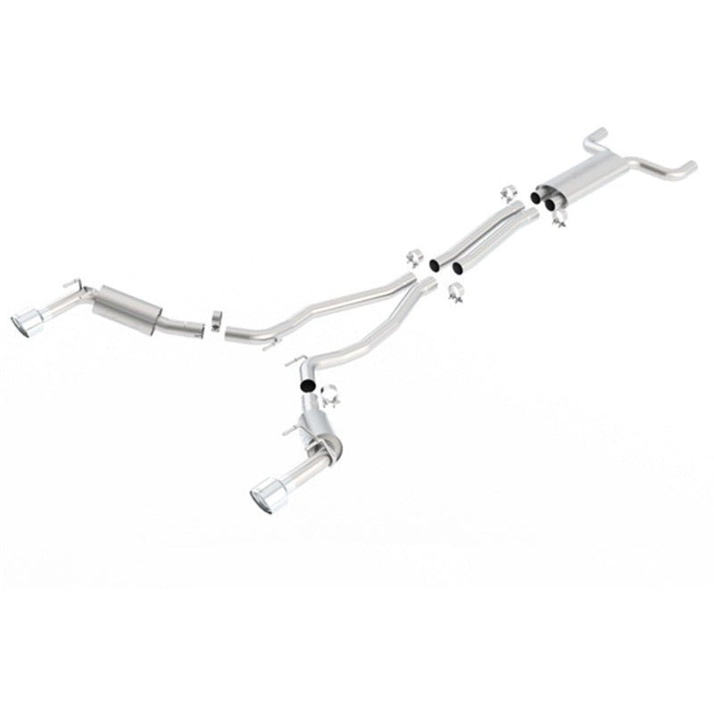 Borla 14-15 Chevy Camaro SS / ZL1 SS Single Catback Exhaust System w/ Single Rear Exit Borla Catback