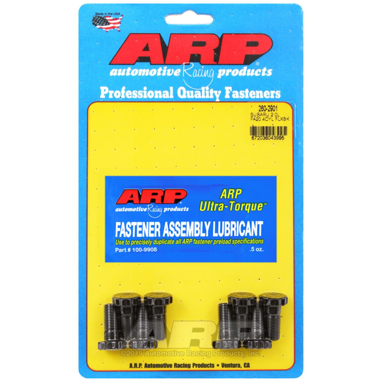ARP Subaru 2.0L FA20 4Cyl Flexplate Bolt Kit ARP Hardware Kits - Other