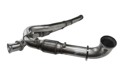 Kooks 10-14 Ford Raptor SVT 6.2L 4V ALL 3in SS OEM Exhaust GREEN Cat Y Pipe