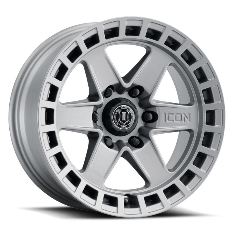 ICON Raider 17x8.5 6x120 0mm Offset 4.75in BS Titanium Wheel