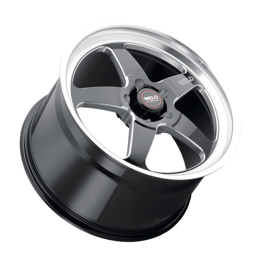 Weld S104 19x9 Ventura 5x120 ET38 BS6.5 Gloss BLK MIL DIA 72.56 Weld Wheels - Cast