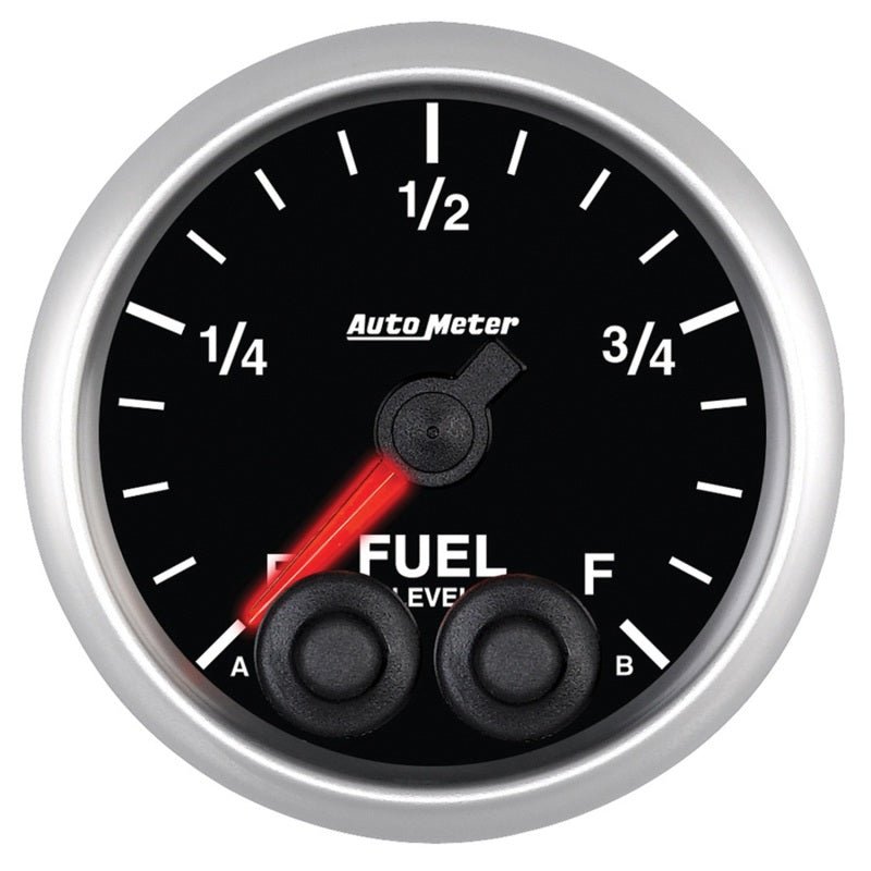 Autometer Elite 52mm 0-280 ohm Full Sweep Electronic Fuel Level Programmable Empty-Full Gauge AutoMeter Gauges