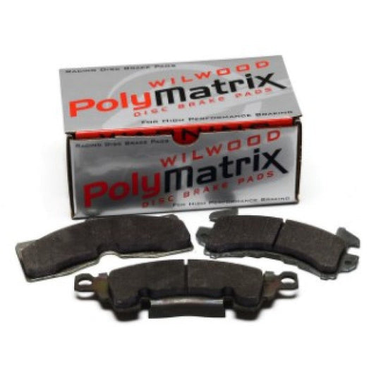 Wilwood PolyMatrix Pad Set - D154 E GM Metric Wilwood Brake Pads - Performance