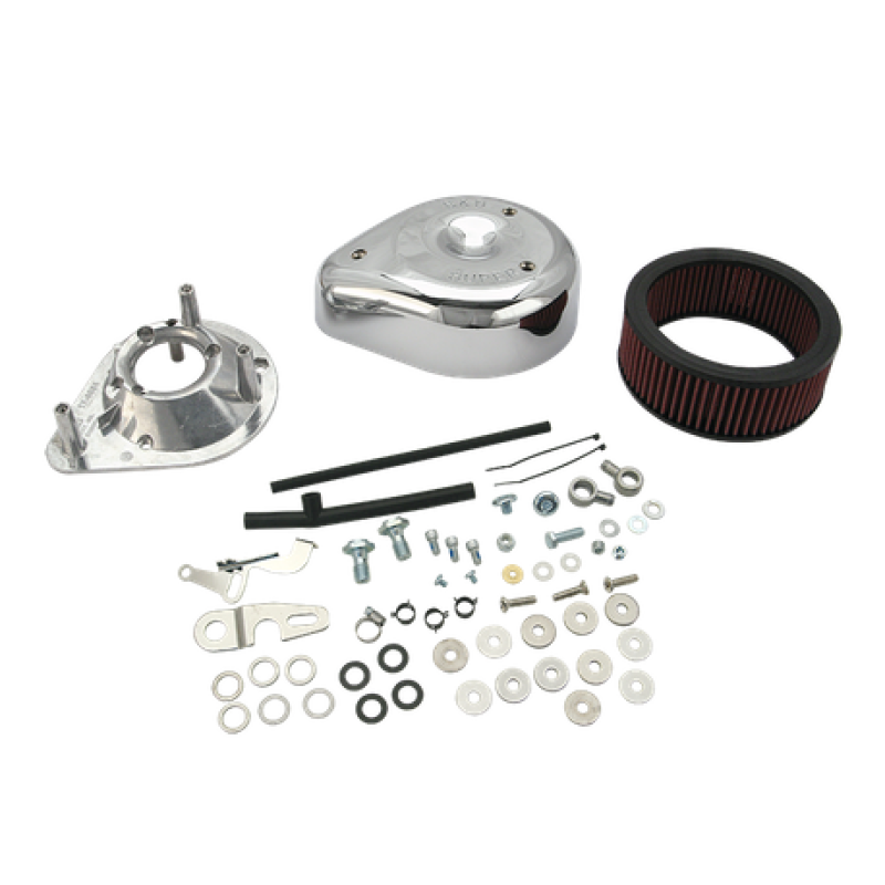 S&S Cycle 04-16 Sportster Models Teardrop Air Cleaner Kit for Super E/G Carb