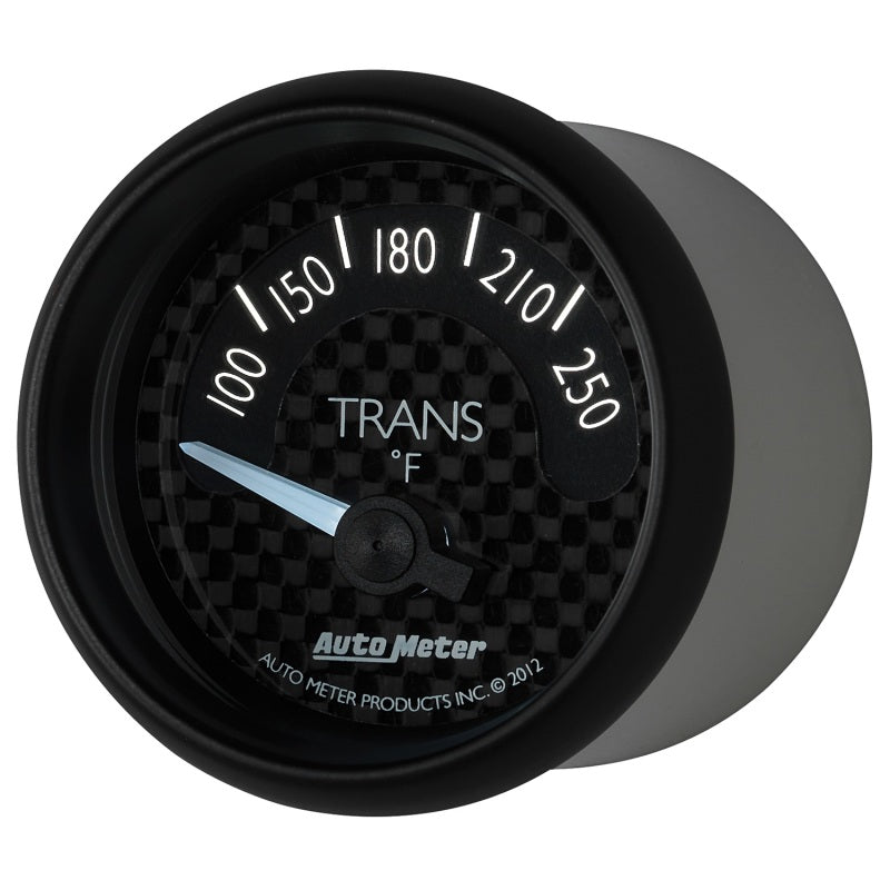 Autometer GT Series 52mm Short Sweep Electronic 100-250 Deg F Transmission Temperature AutoMeter Gauges