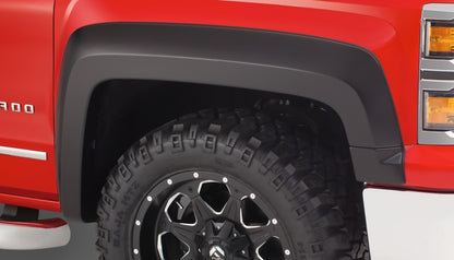 Bushwacker 14-16 Chevy Silverado 1500 Extend-A-Fender Style Flares 4pc - Black