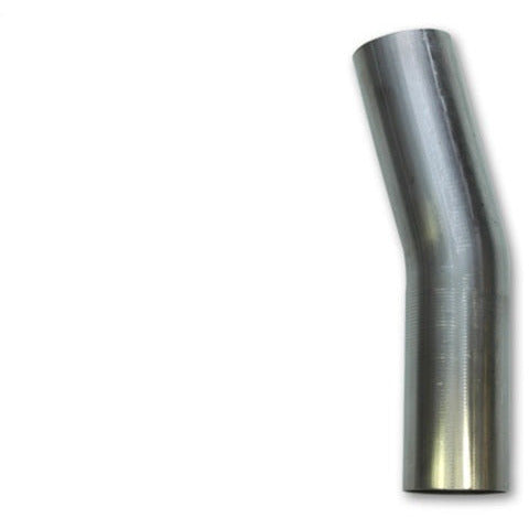 Vibrant 1.875in OD T304 SS 15 Deg Mandrel Bend 4in Leg Length (2in Centerline Radius) Vibrant Steel Tubing