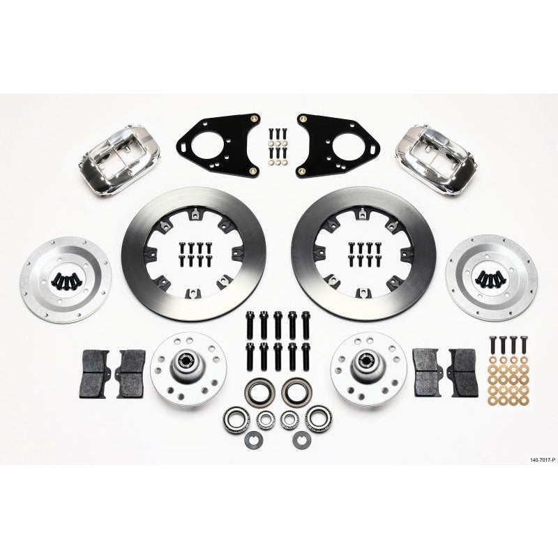 Wilwood Forged Dynalite Front Kit 12.19in Polished 71-80 Pinto/Mustang II Disc & Drum Wilwood Big Brake Kits