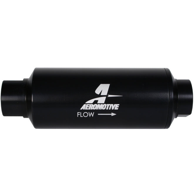 Aeromotive In-Line Marine Filter - AN-12 - 40 Micron SS Element - Black Hardcoat Finish Aeromotive Fuel Filters