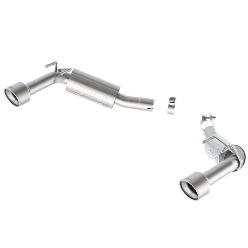 Borla 14-15 Camaro SS 6.2L V8 RWD Single Split Rr Exit S-Type Exhaust (rear section only) Borla Axle Back