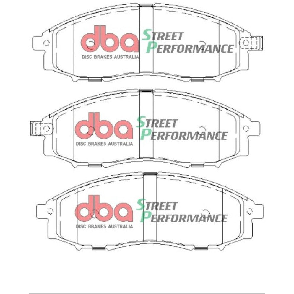 DBA 00-04 Nissan Xterra SP500 Front Brake Pads DBA Brake Pads - Performance