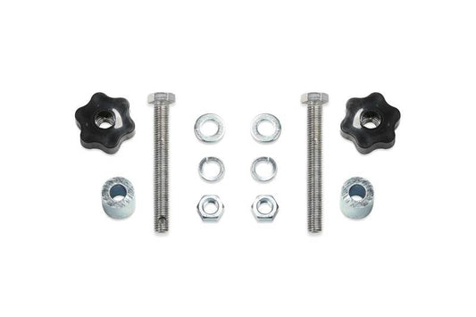 Fabtech 20-21 Jeep Gladiator 4WD Cargo Rack Hi-Lift Jack Mount Kit