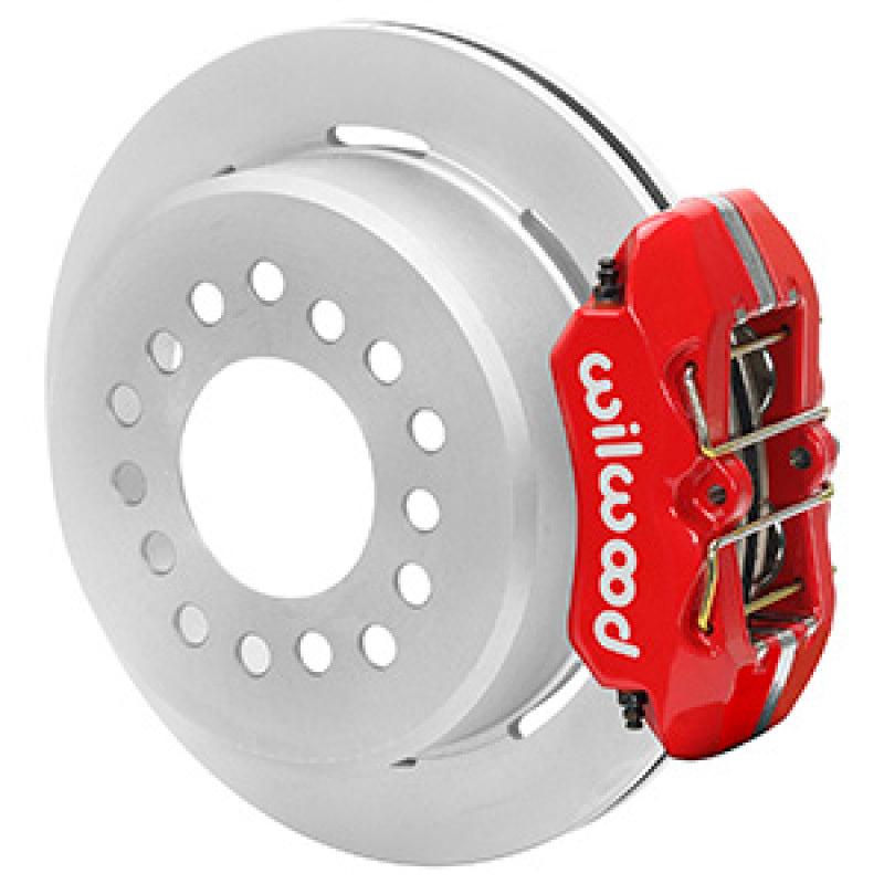 Wilwood Ford Explorer 8.8in Rear Axle Dynapro Disc Brake Kit 11in Rotor -Red Caliper Wilwood Big Brake Kits