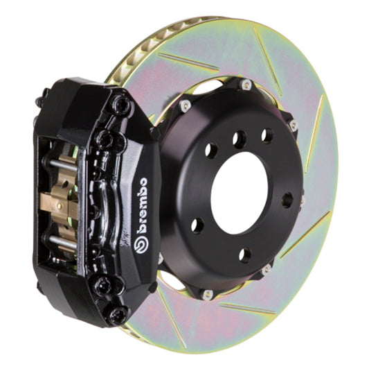 Brembo 93-01 Impreza Front GT BBK 4 Piston Cast 2pc 328x28 2pc Rotor Slotted Type1-Black