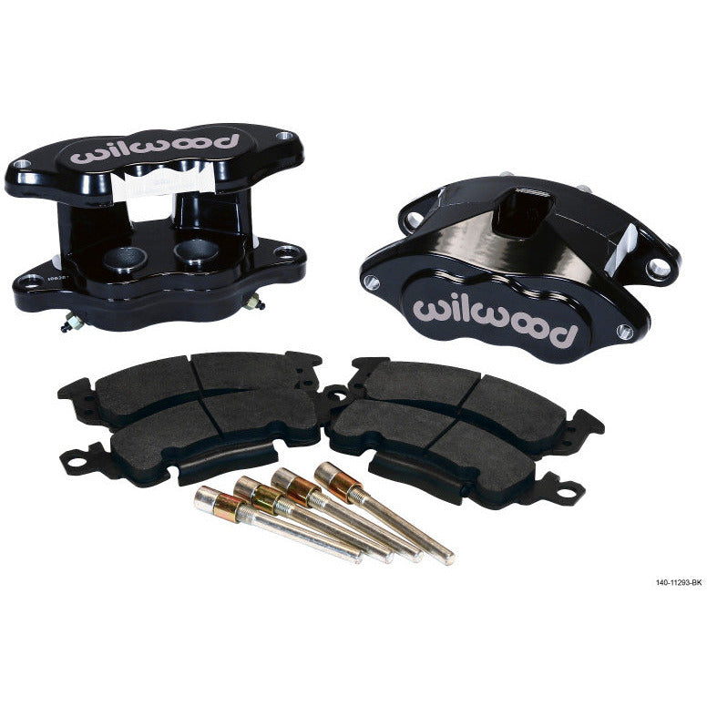 Wilwood D52 Rear Caliper Kit - Black Pwdr 1.25 / 1.25in Piston 1.04in Rotor Wilwood Big Brake Kits