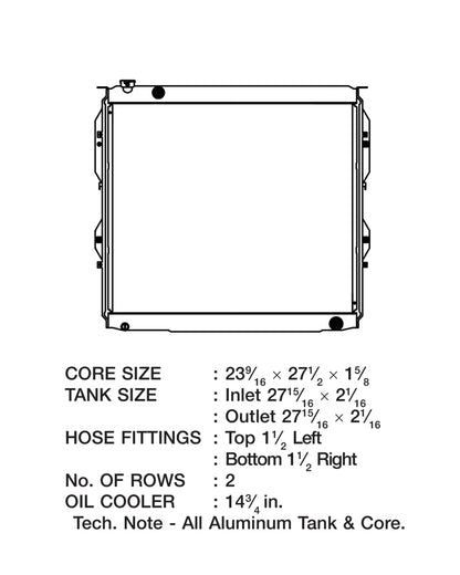 CSF 99-06 Toyota Tundra Radiator